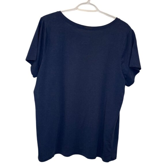 My Style blue Mandala graphic design t-shirt size 1X - Picture 3 of 4